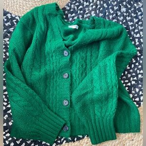 Cozy Green Sweater